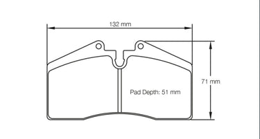 Pagid Racing Brake Pads No. 1204